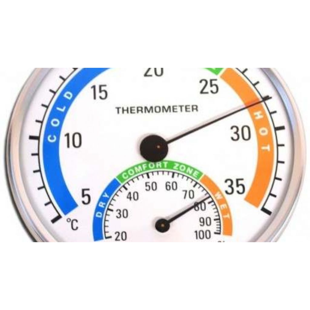 Higrometr analogowy - termometr Herter