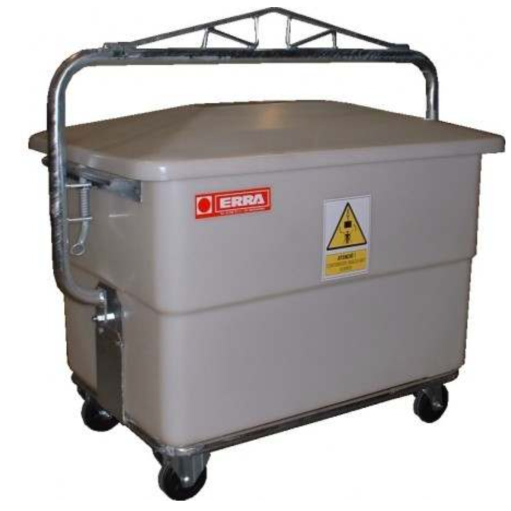 440 L corpse container - tipping with trigger